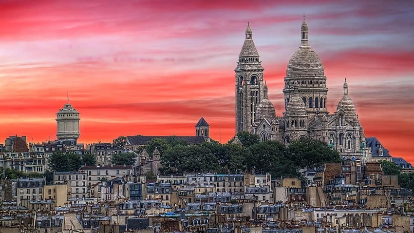 Stunning View Sacré, sacre coeur HD wallpaper