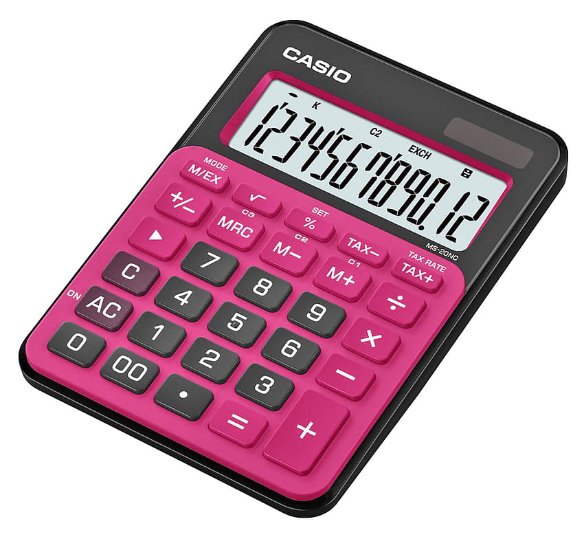 PNG Kalkulator Bisnis Merah Muda Wallpaper HD