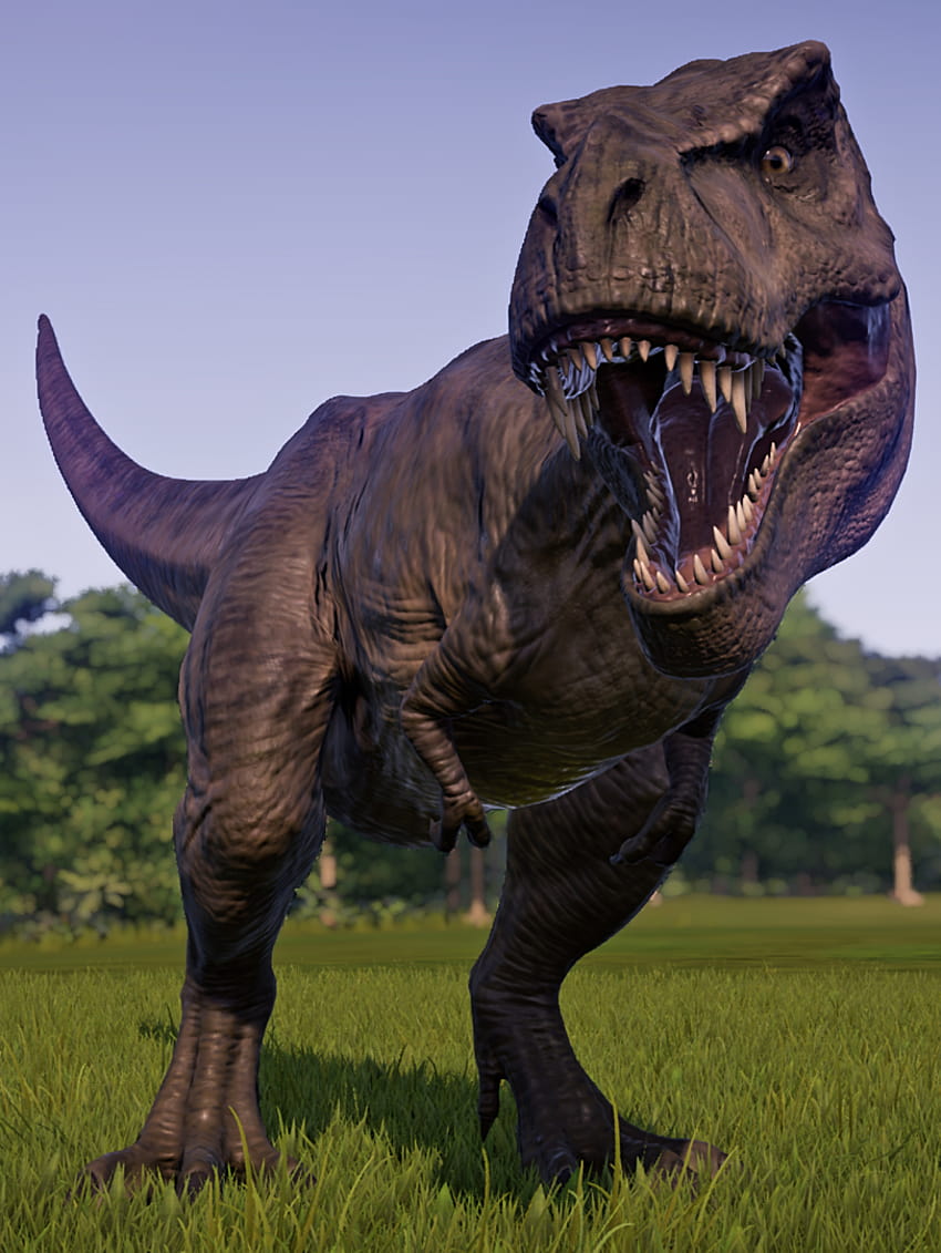 Tyranozaur, świat jurajski t rex Tapeta na telefon HD