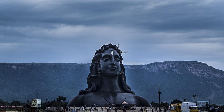 Statua Adiyogi Shiva w Coimbatore ...reddit Tapeta HD