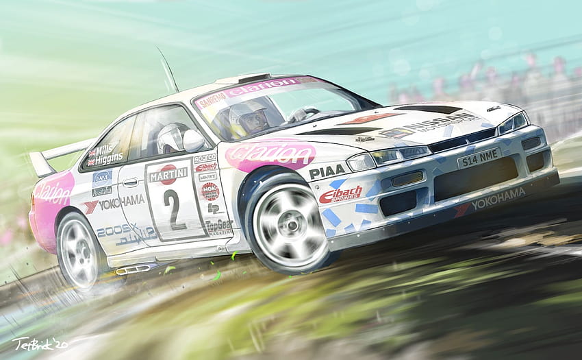 2000x1236 Anime Racing Car ... maiden, race car driver HD wallpaper
