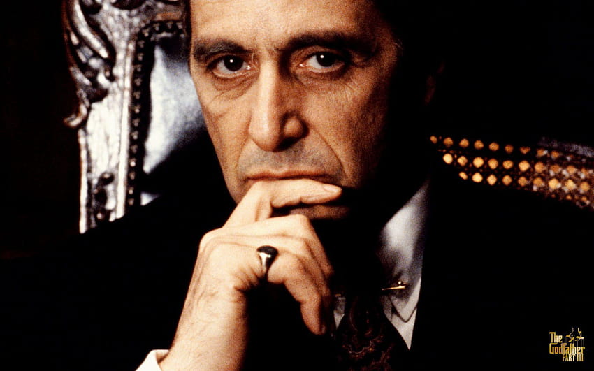 Al Pacino como Michael Corleone, el padrino fondo de pantalla