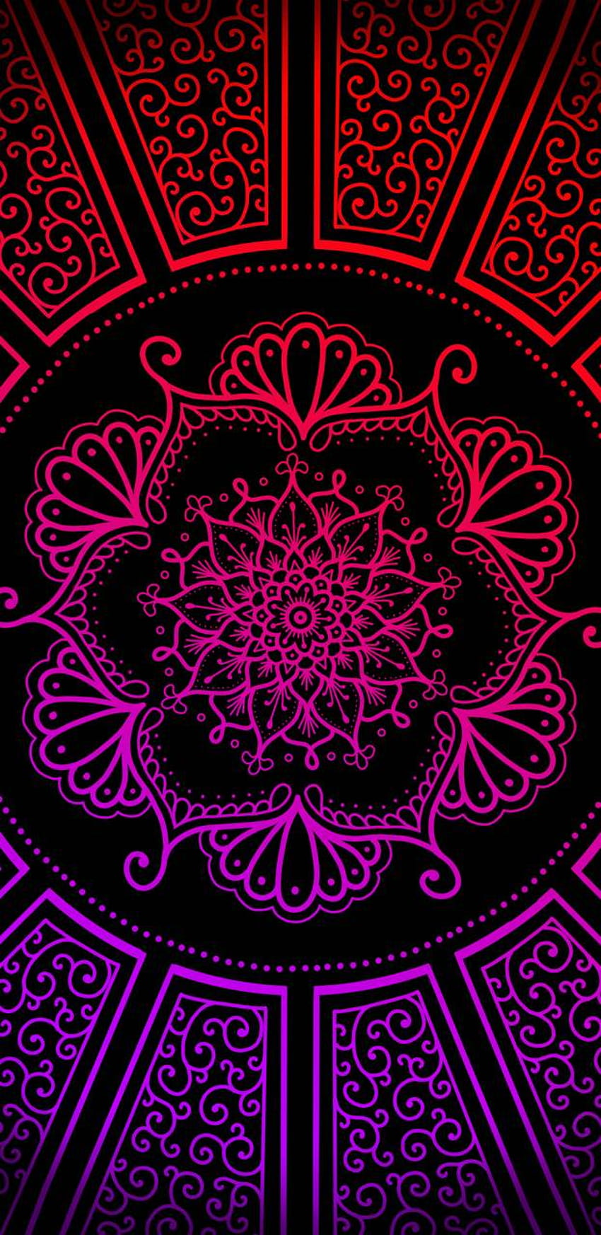 Flower Mandala and Backgrounds, christmas mandalas HD phone wallpaper