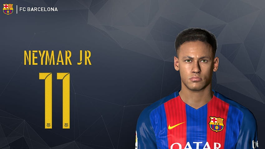 Neymar Face Pes 2017 PC HD тапет