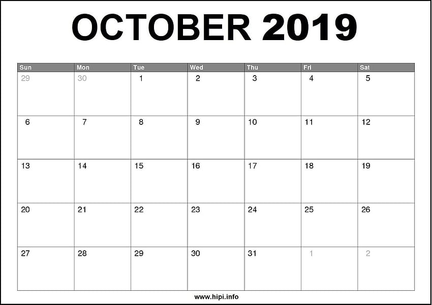 Twitter Headers / Facebook Covers / / Calendars: October, october 2019 ...