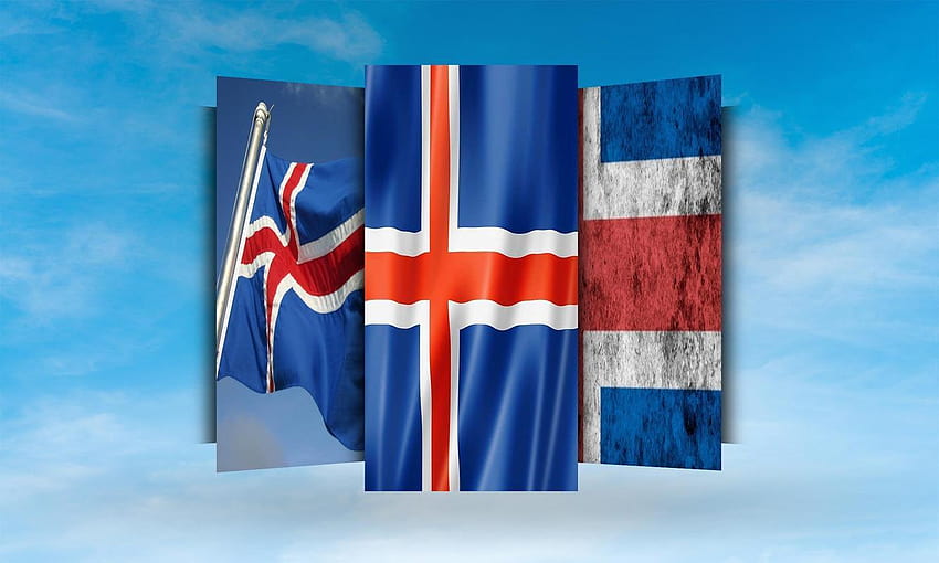 Iceland Flag for Android HD wallpaper