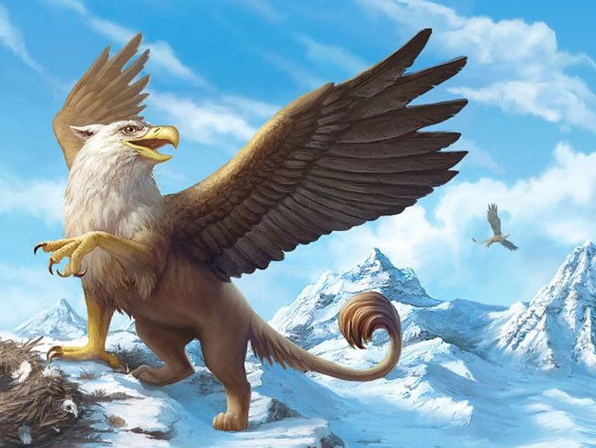 Griffin and Mythical Creatures, mythical creature griffin HD wallpaper
