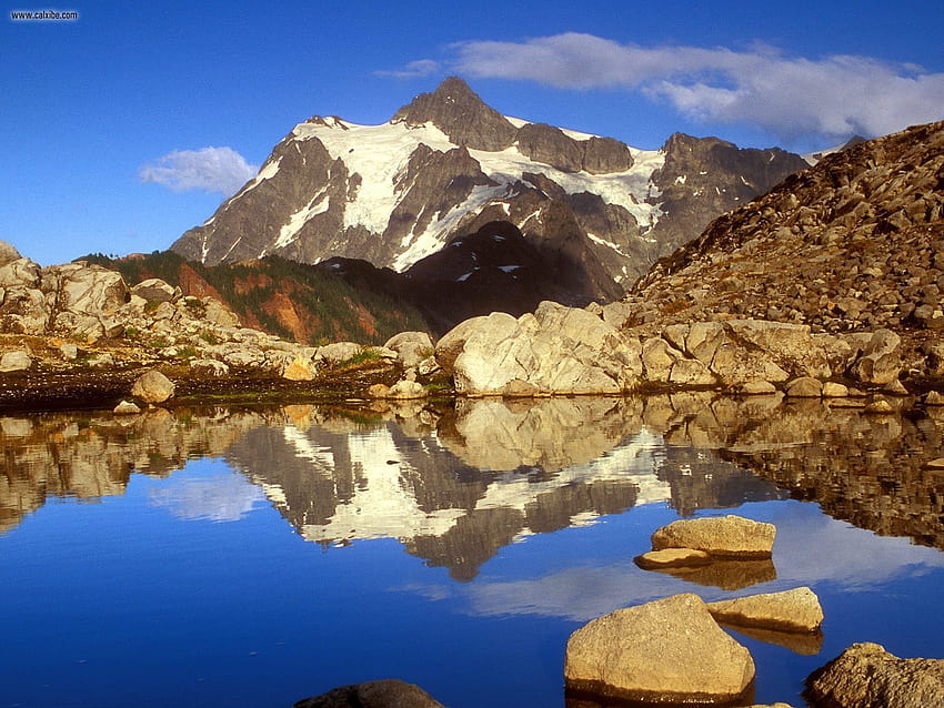 Nature: Mount Shuksan Washington, nr. 21626 HD wallpaper