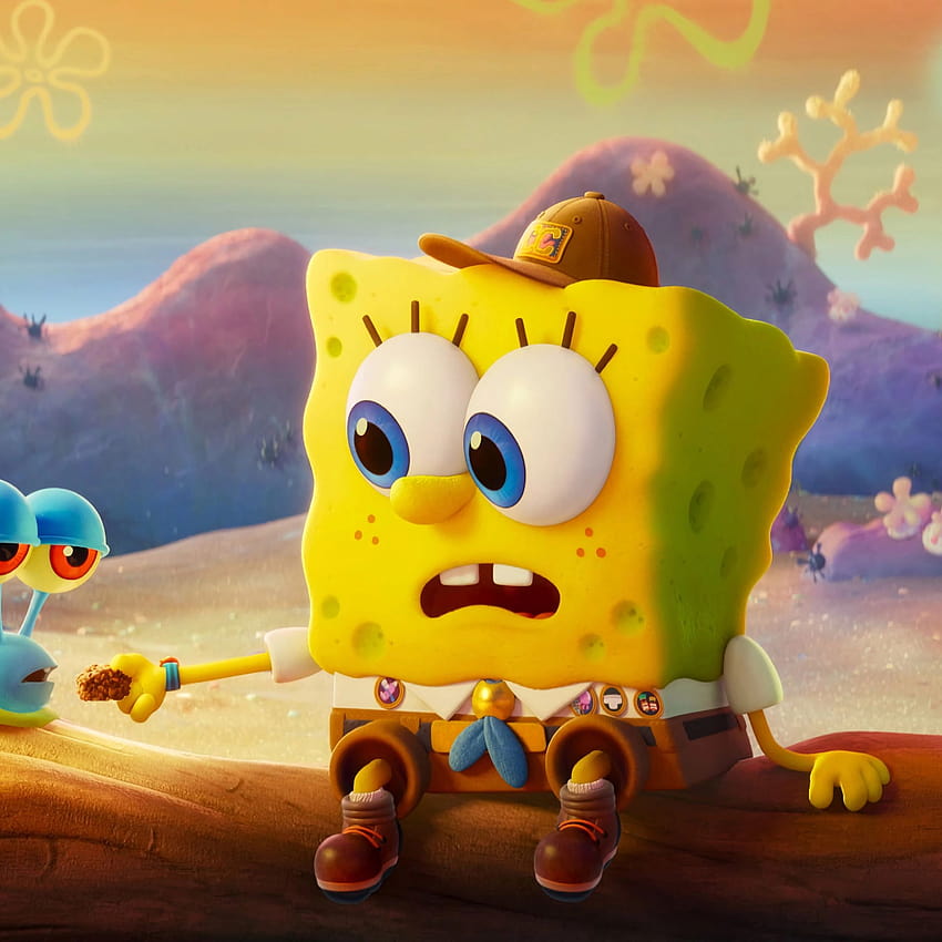 2048x2048 Gary & SpongeBob Ipad Air , Filme und Hintergründe HD-Handy-Hintergrundbild