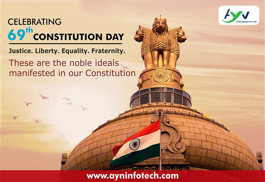 Happy 69th India. On Constitution Day, let us honor our Constitution and it… HD wallpaper
