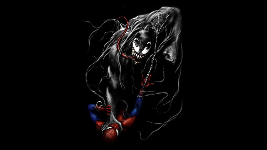 Venom Vs Spiderman, Superbohaterowie, Spider-Man i Venom Tapeta HD