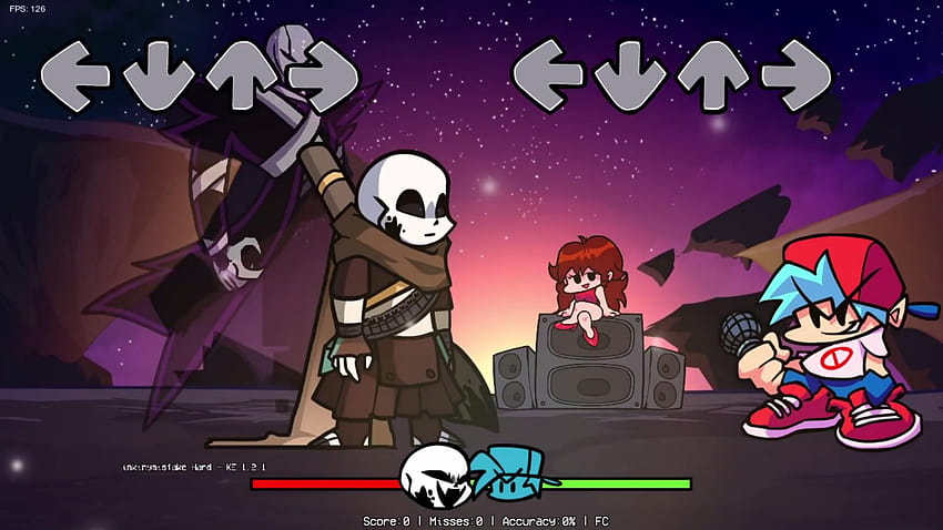 Ink Sans FnF X-event mod - Fnf Game - Pin