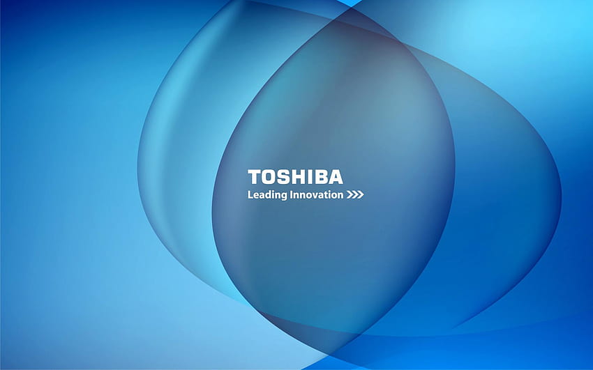Fundos Toshiba, logotipo toshiba papel de parede HD