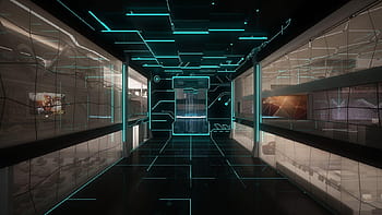 Dark space, bright future Modern sci fi room in 3D, an empty backdrop  Vertical Mobile Wallpaper AI Generated 30465810 Stock Photo at Vecteezy