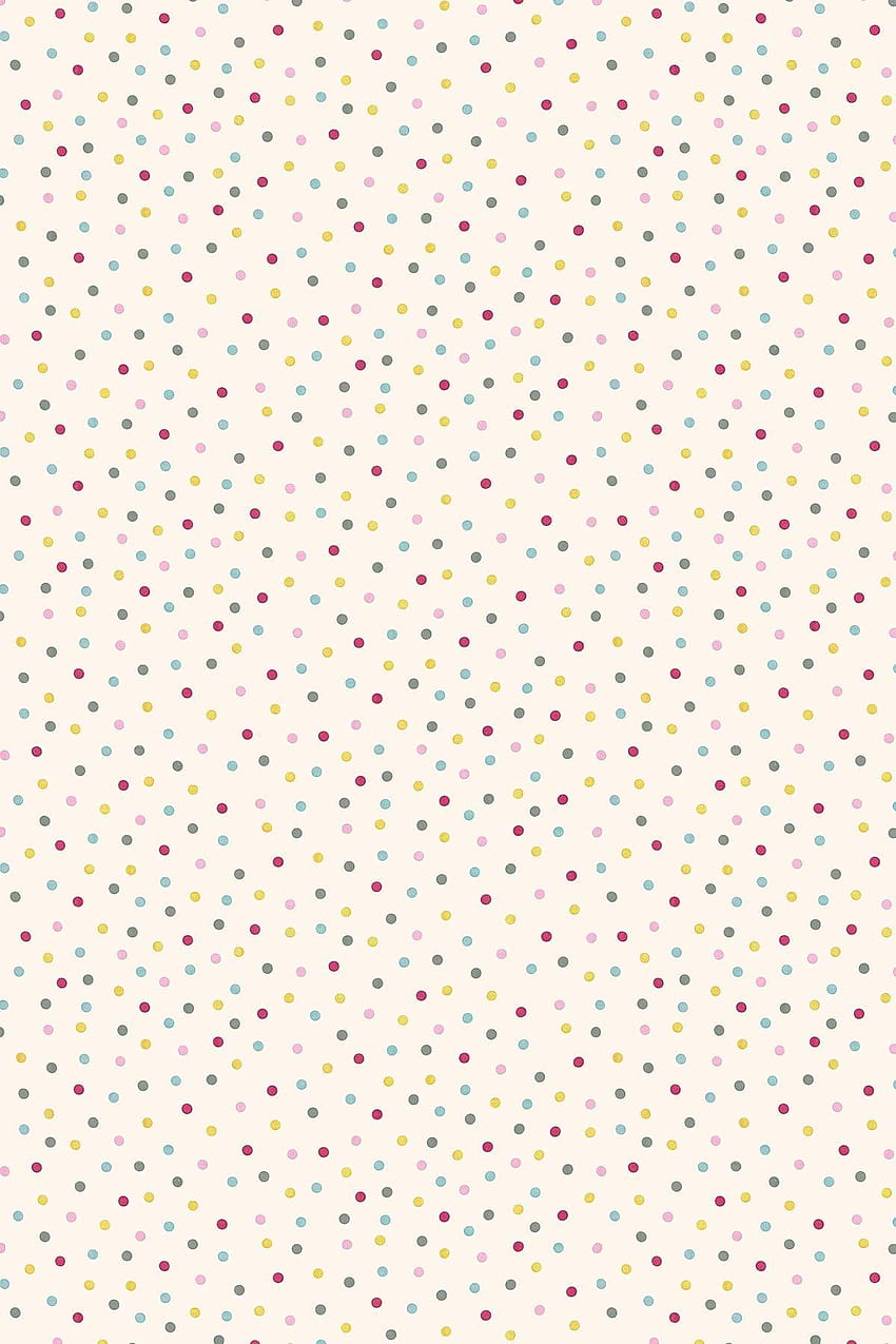Polka Dot by Emma Bridgewater, pink and gold HD phone wallpaper