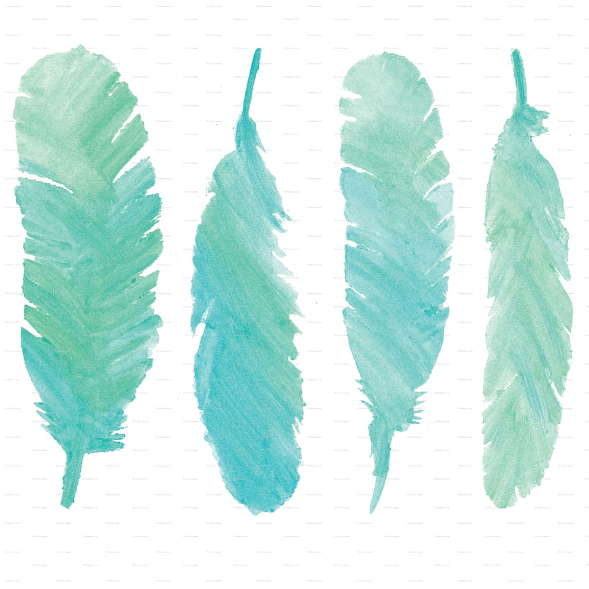 3 Feathers Watercolor, bohemian feathers HD phone wallpaper