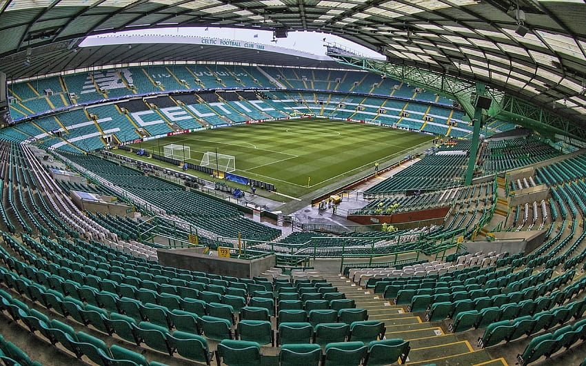Celtic Park, R, estádio de futebol, estádio do Celtic, estádio vazio, Celtic Arena, Celtic FC com resolução 3840x2400. Alta qualidade papel de parede HD