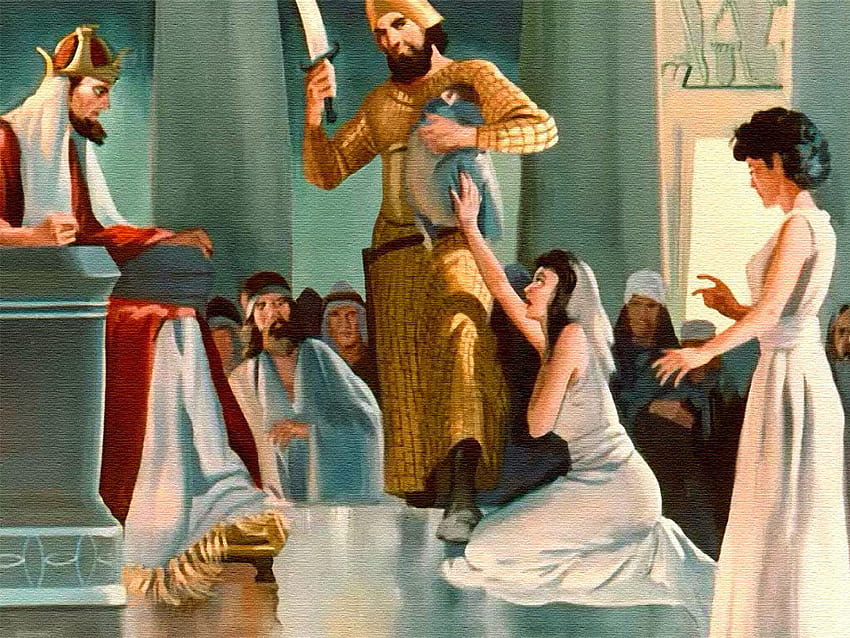 Bibel :: Die Weisheit Salomos :: Salomo bittet Gott um Weisheit, König Salomo HD-Hintergrundbild