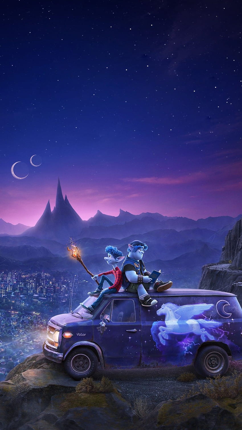 4 Pixar's Onward 2020, películas de pixar fondo de pantalla del teléfono