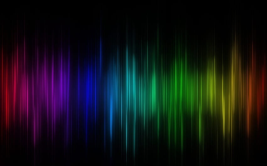 6 ondas sonoras de música ao vivo, espectro de áudio papel de parede HD