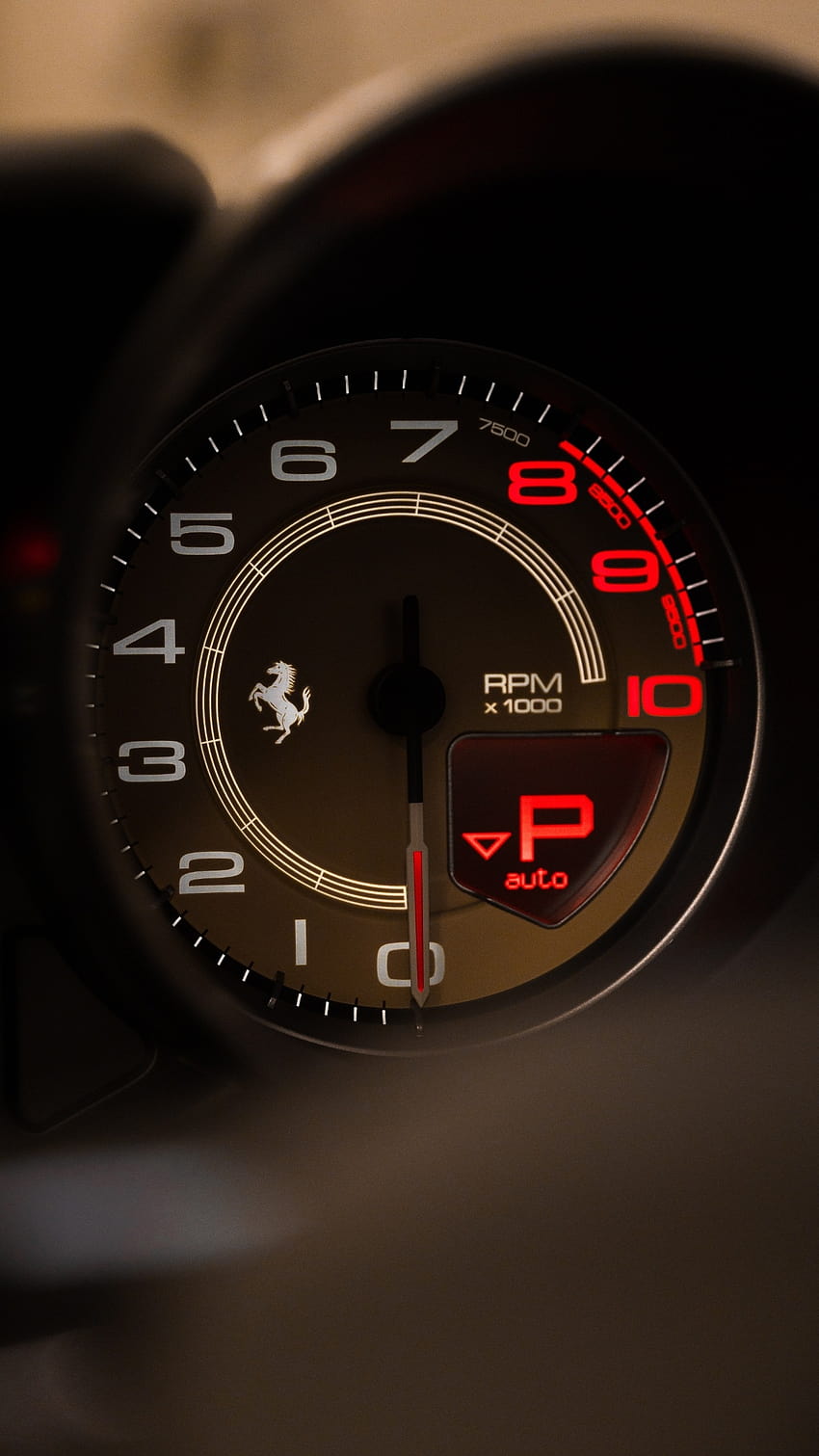 Ferrari Car Speedometer High Res Android, tachometer HD phone wallpaper