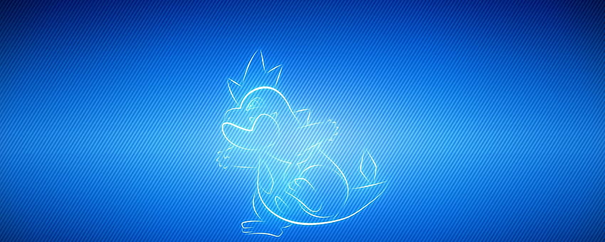 2560x1024 jump, pokemon, blue, croconaw ultrawide monitor backgrounds, pokemon blue HD wallpaper