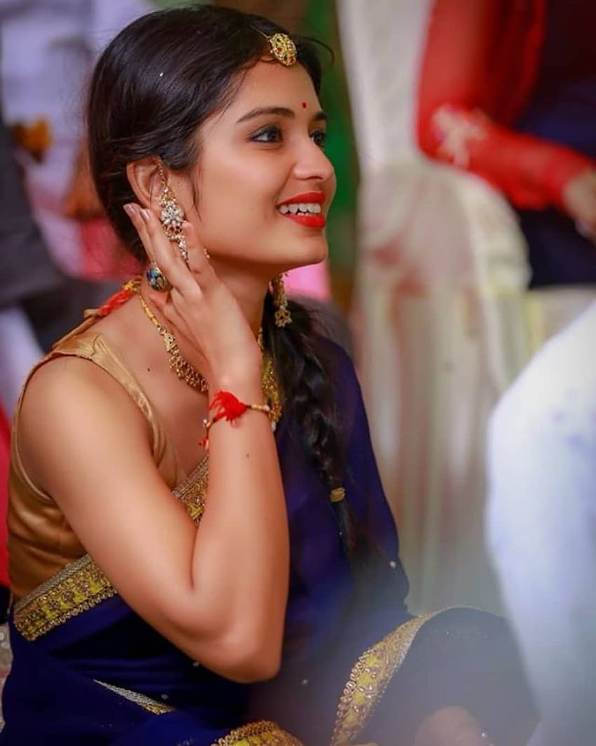 Telugu Mouna Raagam Serial Actress Priyanka M Jain, priyanka Jain Tapeta na telefon HD