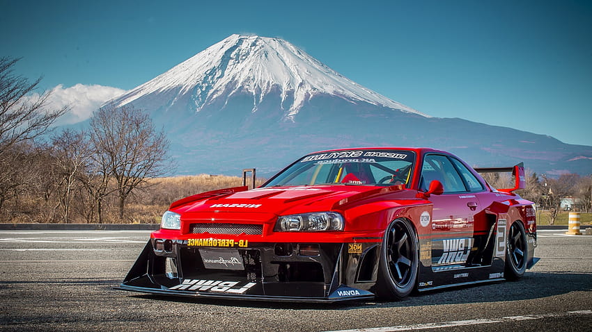 Liberty Walk body kit for Nissan Skyline R34 Buy with delivery, installation, affordable price and guarantee, liberty walk r34 skyline HD wallpaper