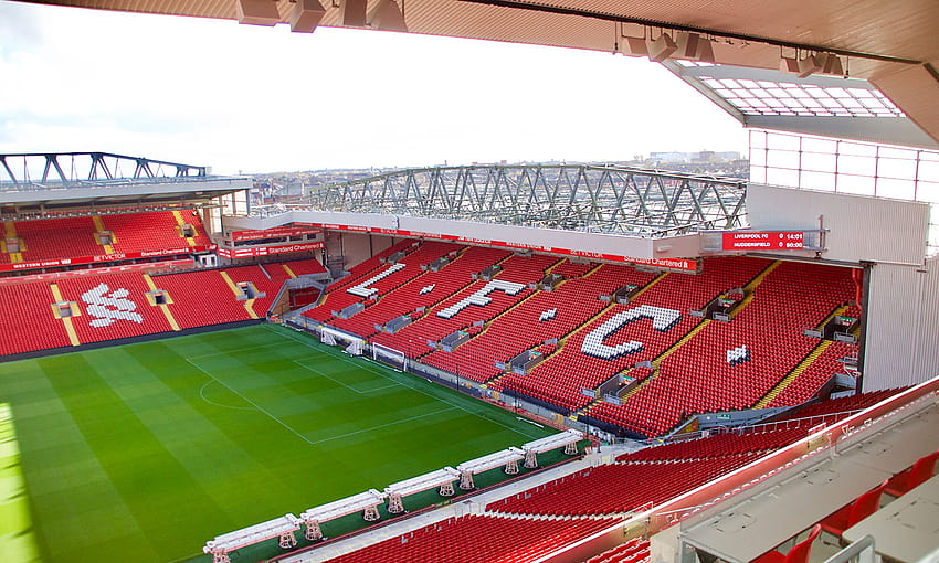 Art mural du stade d'Anfield, stade de Liverpool Fond d'écran HD