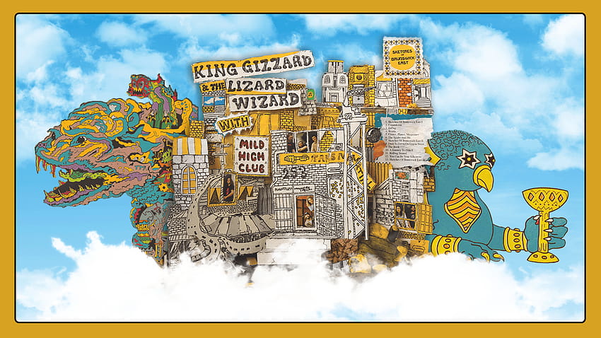'Sketches of Brunswick East' de King Gizzard & the Lizard Wizard continúa el increíble álbum de la banda Run, King Gizzard and the Lizard Wizard fondo de pantalla