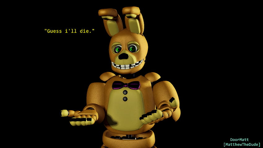 Spring Bonnie Memes, spring bonnie art HD wallpaper