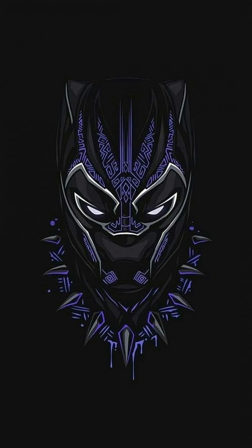 Black Panther iPhone, czarna pantera komórka Tapeta na telefon HD