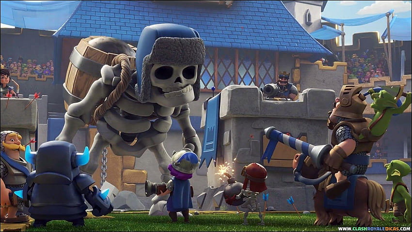 Novo Comercial: Esqueleto Gigante, arenalar clash royale HD duvar kağıdı