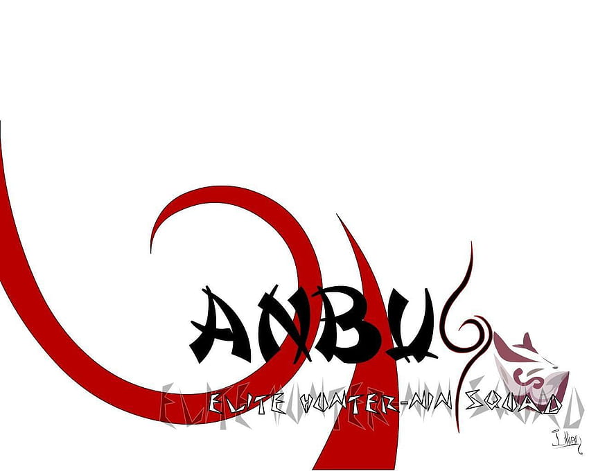 : ilustracja, anime, tekst, logo, Naruto Shippuuden, anbu Tapeta HD