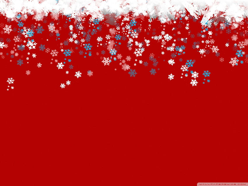 Snowflakes Ultra Backgrounds for : Multi Display, Dual Monitor : Tablet : Smartphone, happy new year red HD wallpaper