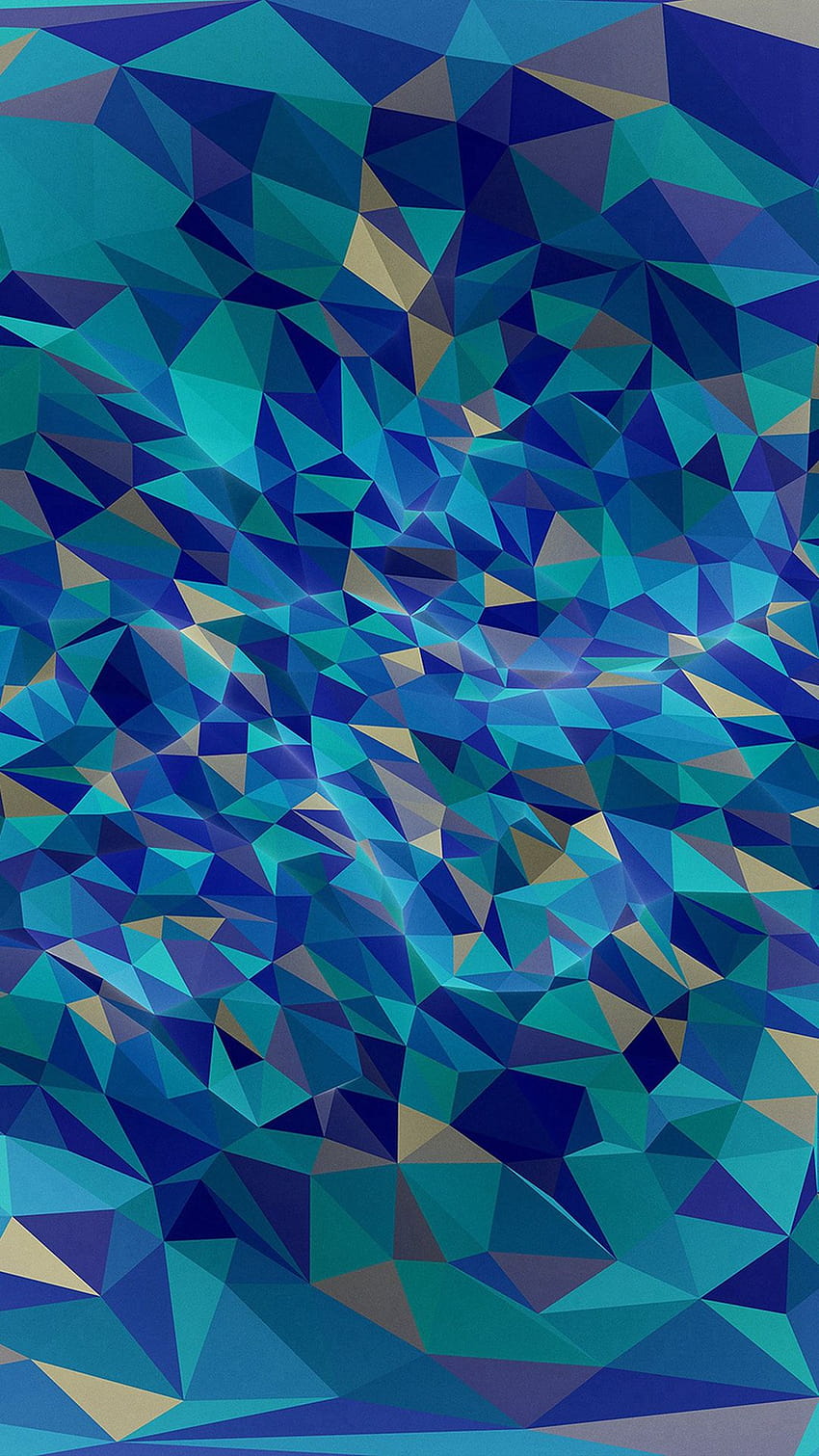 Metaphysics Art Blue Polygon Pattern iPhone 8, iphone polygon HD phone wallpaper