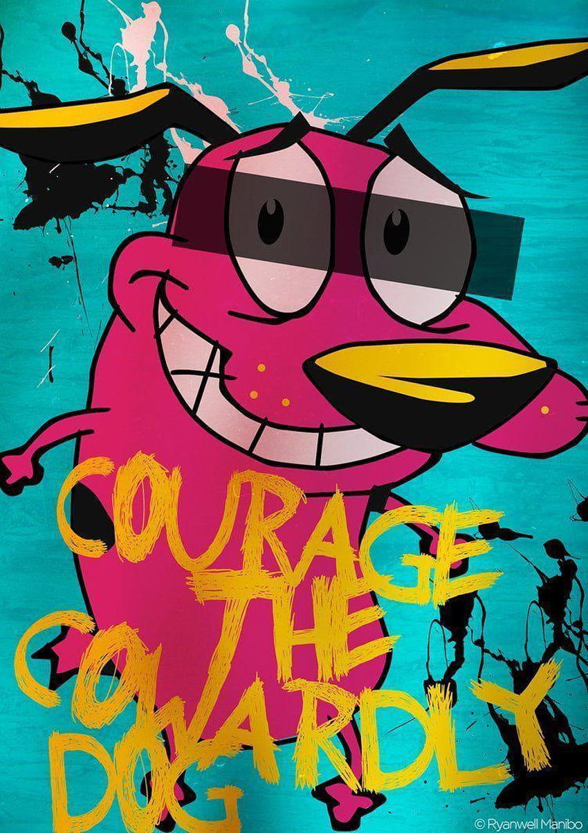 Browsing, courage the cowardly dog HD phone wallpaper