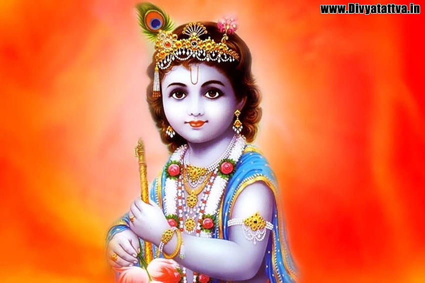 Shri Krishna als Kind, Lord Bal Krishna HD-Hintergrundbild