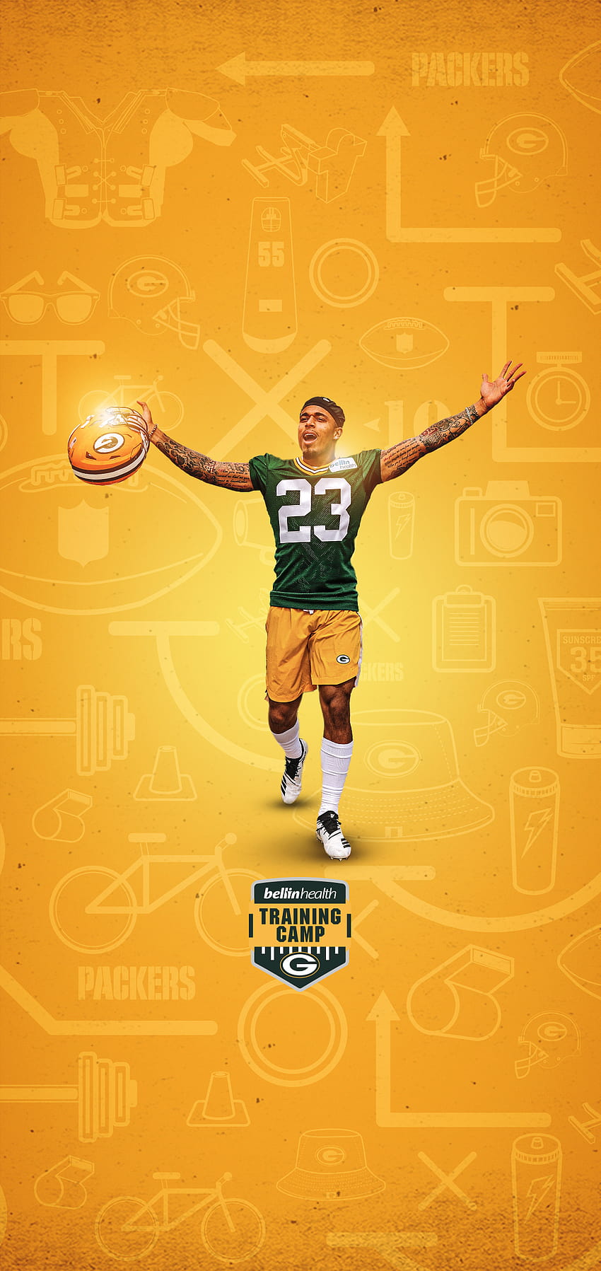 Green Bay Packers Mobile Logo Wallpaper