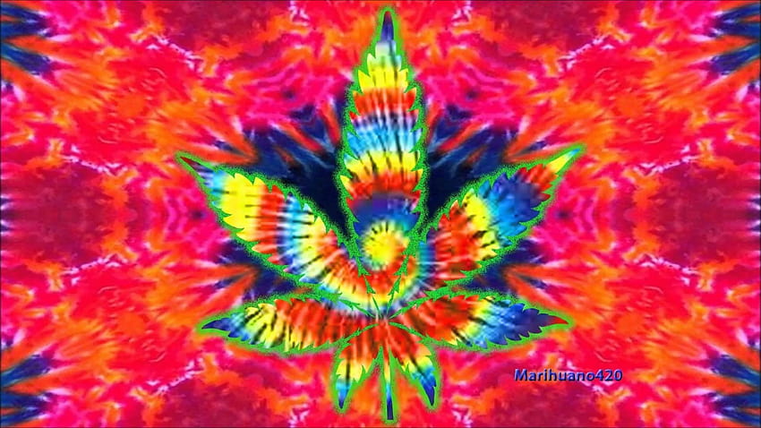 Psychedelic Weed, tripped HD wallpaper