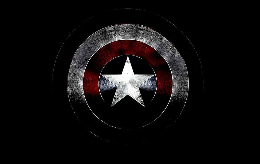 Escudo del Capitán América, logotipo del Capitán América fondo de pantalla