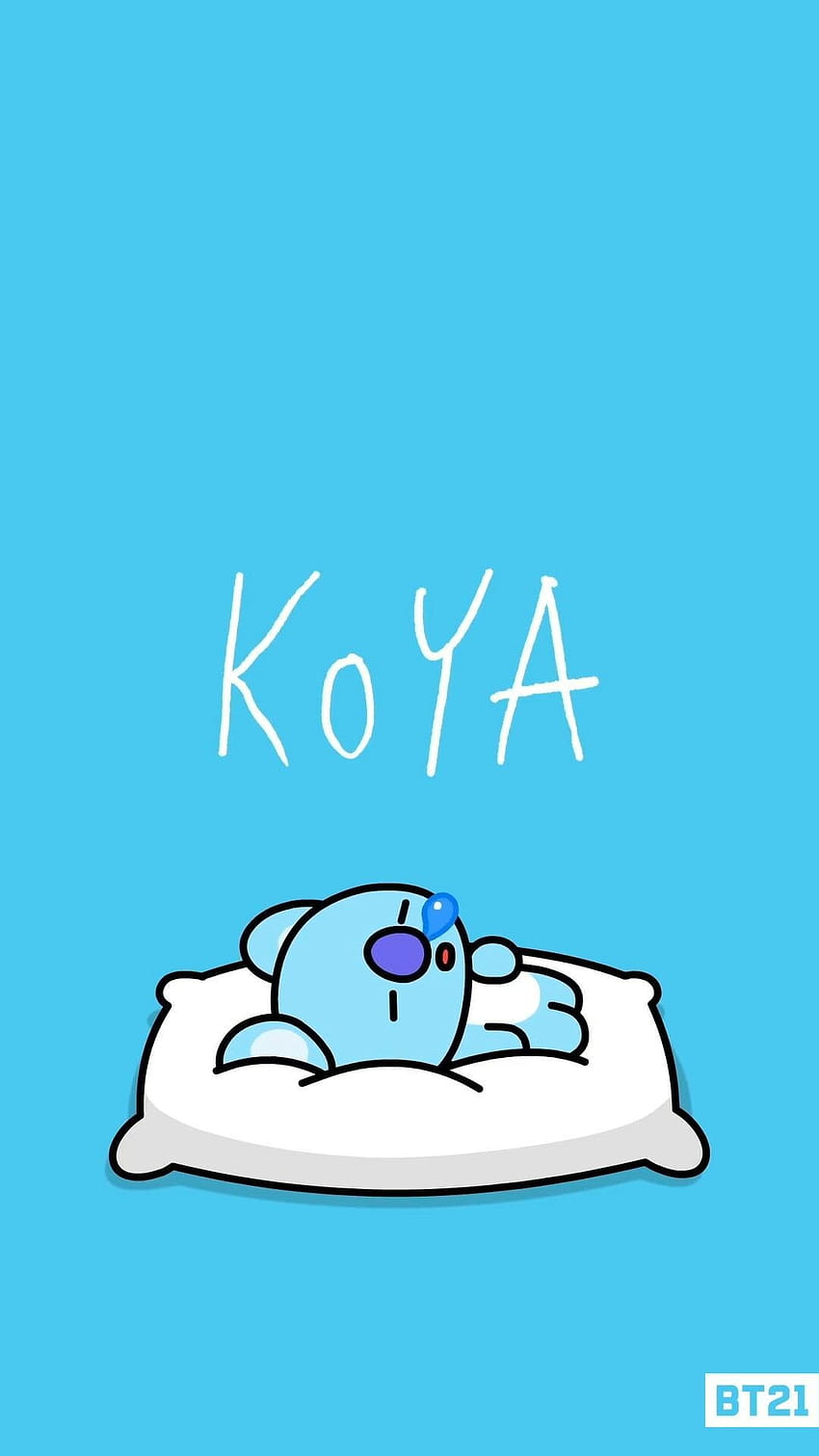 Cotizaciones de Koya Bt21, bt21 y bts ídolo coreano fondo de pantalla del teléfono