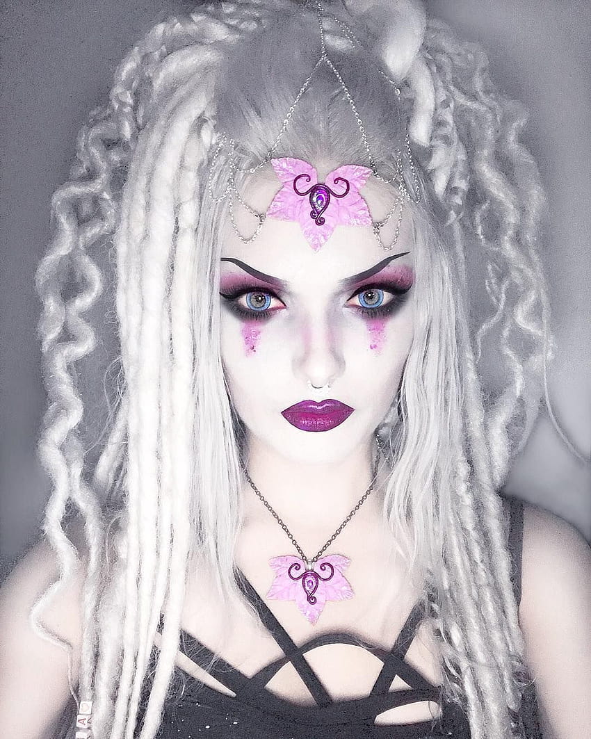 Victoria Lovelace † no Instagram: “Headpiece & colar: @katlunascoven, maquiagem emo Papel de parede de celular HD