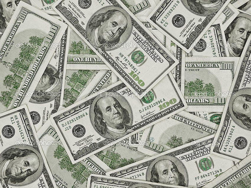 A Pile of Hundred Dollar Bills as a Money Backgrounds, dollar background HD wallpaper