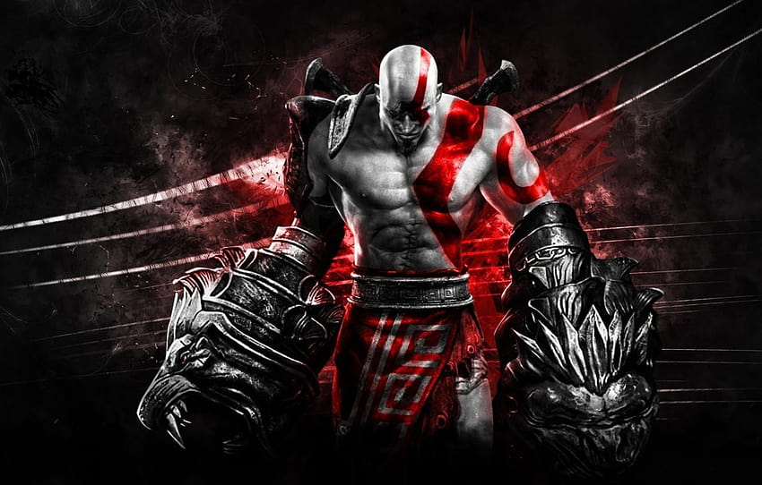 sword, demigod, armor, weapon, Kratos, God of War, general, hero killer HD wallpaper