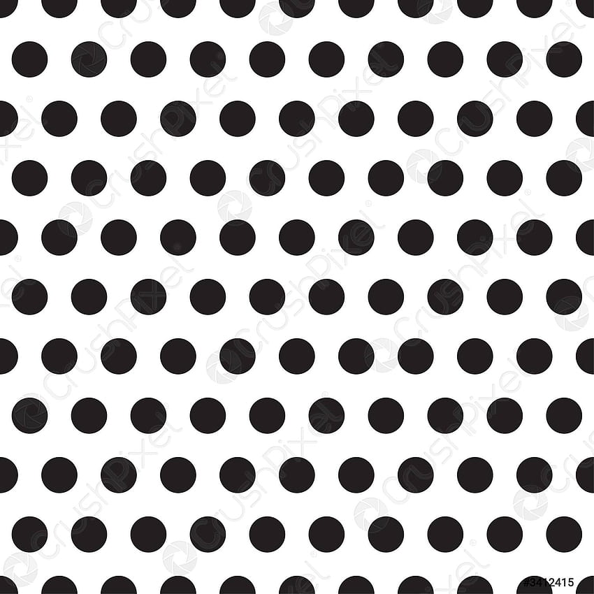 Vector seamless patterns with white and black peas polka dot HD phone wallpaper
