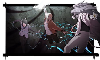 Papasuke Vs Momoshiki  Anime fight, Anime poses reference, Naruto art