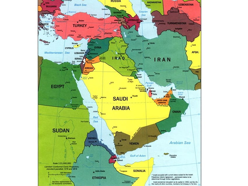 Carte mentale du Moyen-Orient, carte du Moyen-Orient Fond d'écran HD