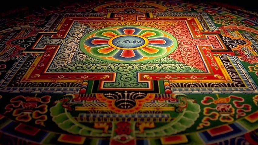 Buddhistisches Mandala HD-Hintergrundbild