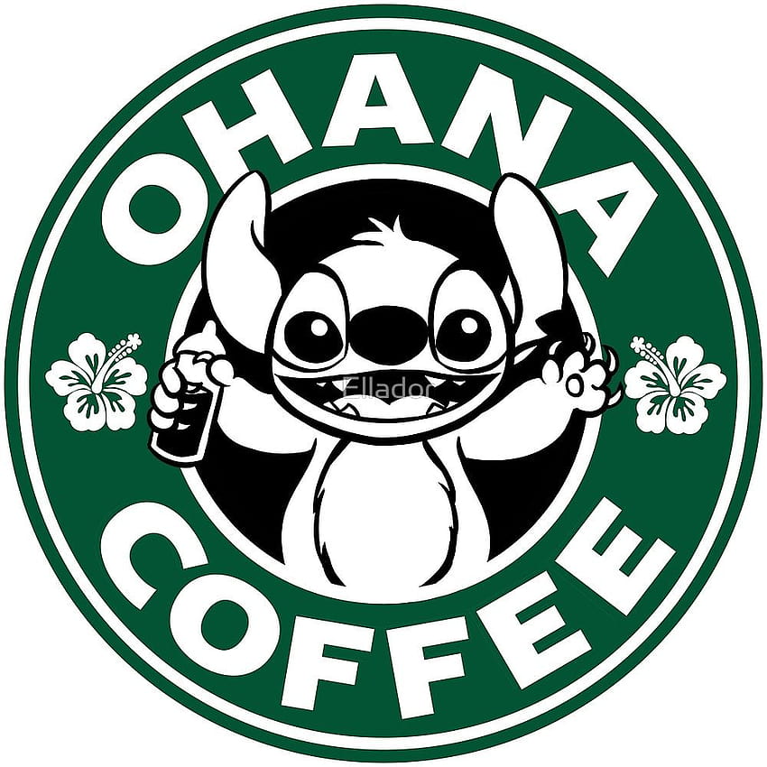 Ohana Coffee oleh Ellador, menjahit starbucks wallpaper ponsel HD